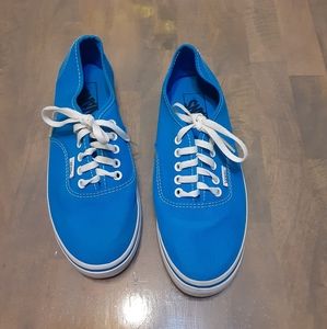 Unisex blue Van's shoes